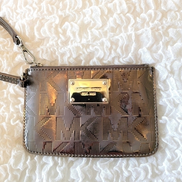 Michael Kors Silver Wristlet - Picture 3 of 6